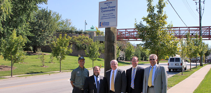 Partners unveil the sign