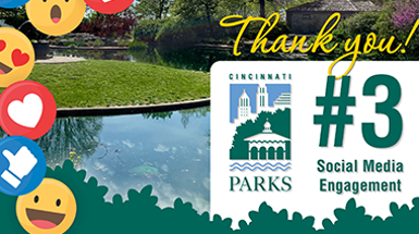 Cincinnati Parks Ranks #3 for Social Media Among Parks & Rec Agencies in USA