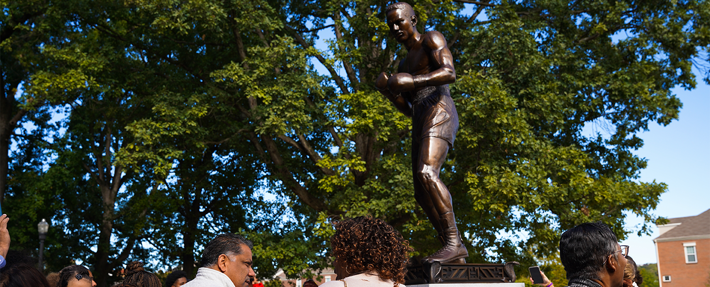 Ezzard Charles Statue Reveal at Ezzard Charles Park