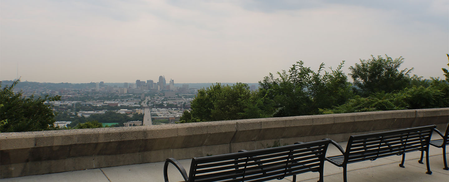 Overlook Of The City Of Cincinnati At Olden View Park