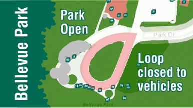 Bellevue Hill Park Loop Closed To Vehicles, Park Remains Open