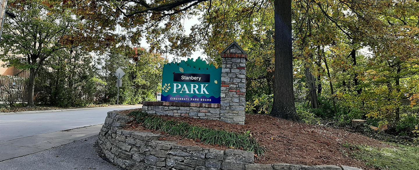Entrance Sign at Stanbery Park