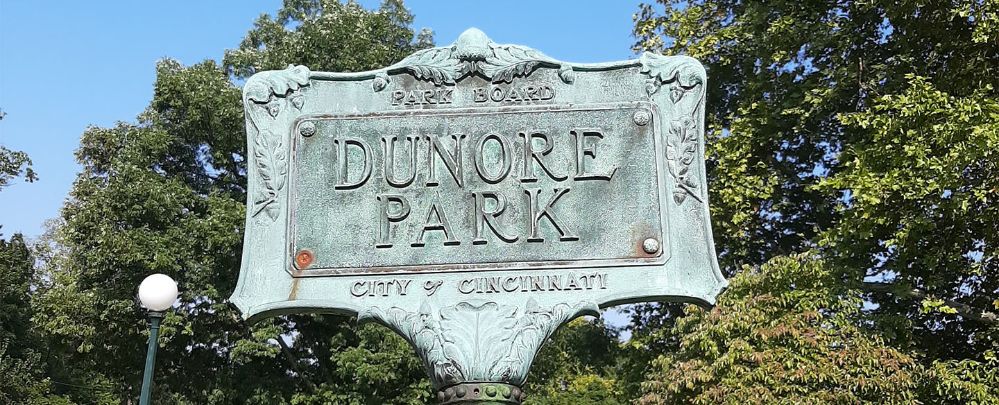 Original Dunore Park Entrance Sign