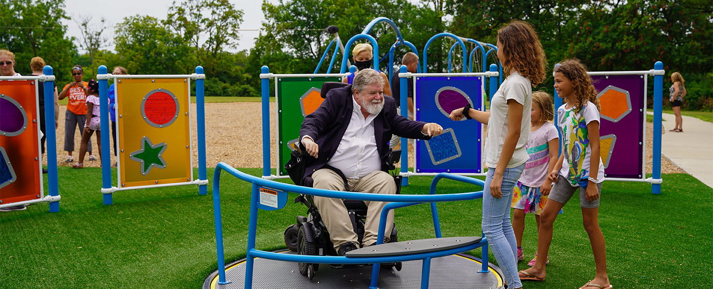 ADA Features At PNC Grow Up Great Playground At Inwood Park