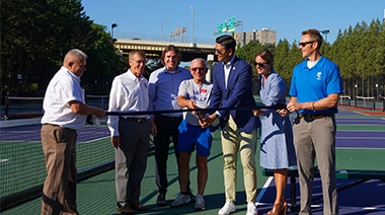 Sawyer Point Pickleball & Tennis Complex Opens With a Slam