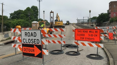 Central Parkway Closed this Weekend Between McMillan & Ravine for Demolition of Brighton Approach Bridge