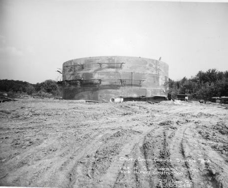 Cherry Grove Tank construction