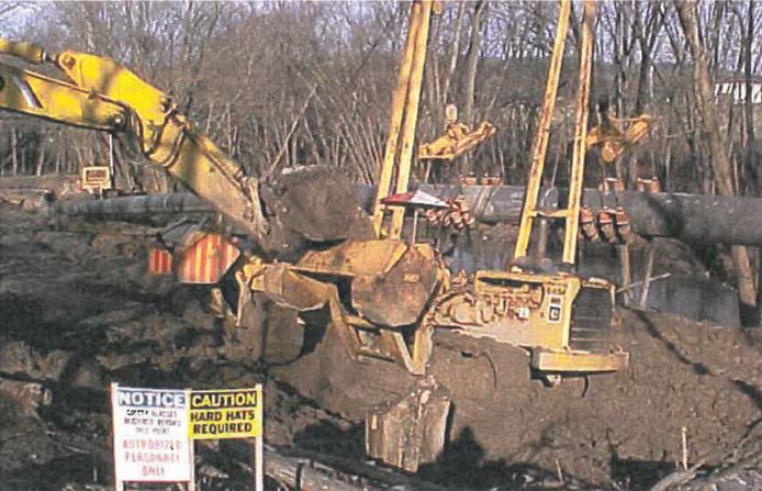 construction of pipeline