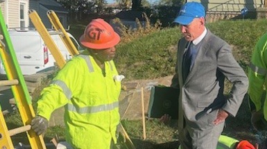 Top USEPA Water Official Visits Cincinnati Lead Line Replacement