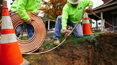 Congressman Visits Cincinnati Lead Line Replacement